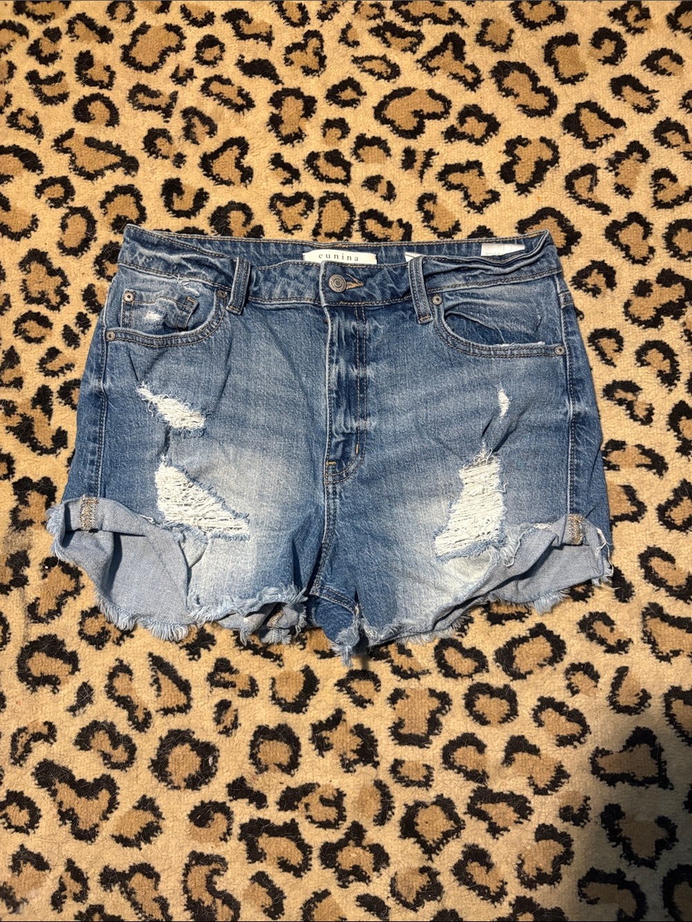 Denim shorts